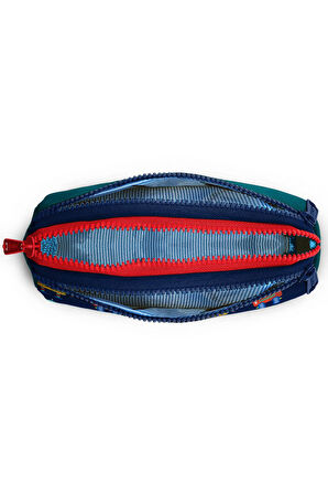 Coral High Kids Lacivert Robot Desenli Üç Bölmeli Kalem Çantası 22324