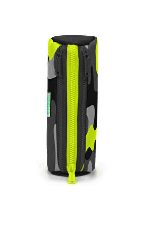 Coral High Kids Siyah Gri Kamuflaj Desenli Üç Bölmeli Kalem Çantası 22331