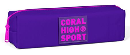 Coral High Sport Tek Bölmeli Mor Kalemlik