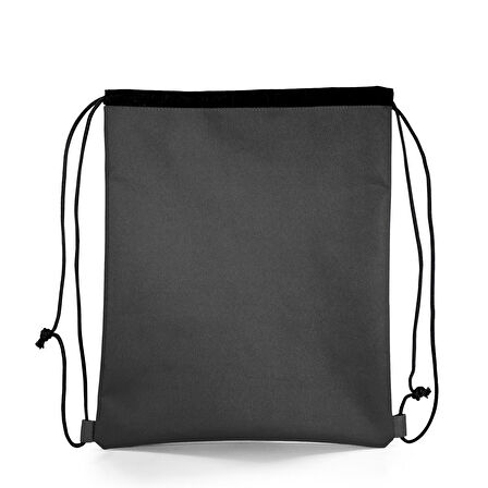 Coral High Kids Gri Turuncu Renk Geçişli İpli Büzgülü Sırt Çantası 22448