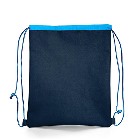 Coral High Kids Lacivert Mavi Dinozor Desenli İpli Büzgülü Sırt Çantası 22452