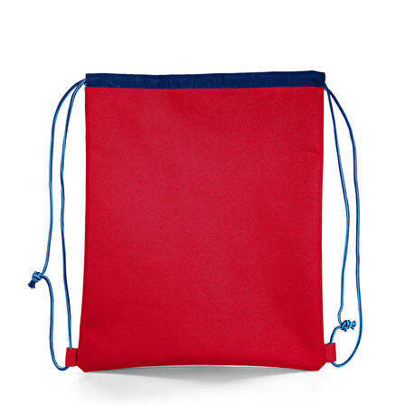 Coral High Kids Lacivert Kırmızı Örümcek Desenli İpli Büzgülü Sırt Çantası 22470