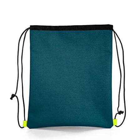 Coral High Kids Nefti Fosforlu Sarı Araba Desenli İpli Büzgülü Sırt Çantası 22480