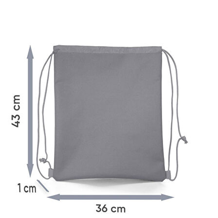 Coral High Kids Nefti Fosforlu Sarı Araba Desenli İpli Büzgülü Sırt Çantası 22480