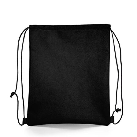 Coral High Kids Siyah Kaplan Desenli İpli Büzgülü Sırt Çantası 22487