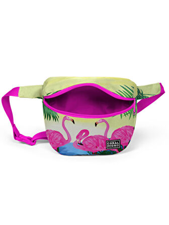 Coral High Pembe Flamingolu Bel Çantası 22592