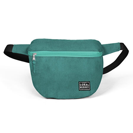 Coral High Suni Deri Yeşil Bel Çantası