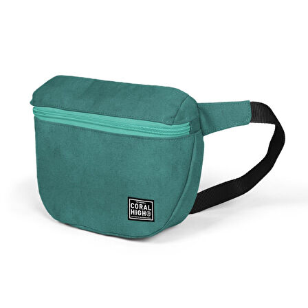 Coral High Suni Deri Yeşil Bel Çantası