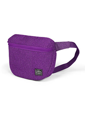 Coral High Mor Simli Bel Çantası