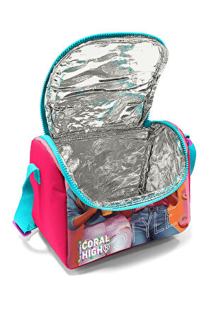 Coral High Kids Siyah Gri Dinozor Desenli Thermo Beslenme Çantası 22769