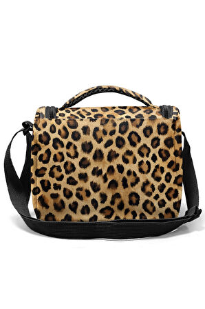 Coral High Kids Kahverengi Leopar Desenli Thermo Beslenme Çantası 22781