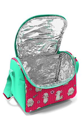 Coral High Kids Neon Mercan Alpaka Desenli Thermo Beslenme Çantası 22847
