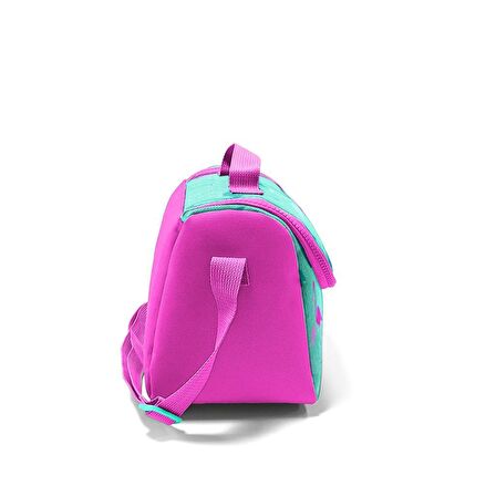 Su Yeşili Flamingo Desenli Thermo Beslenme Çantası