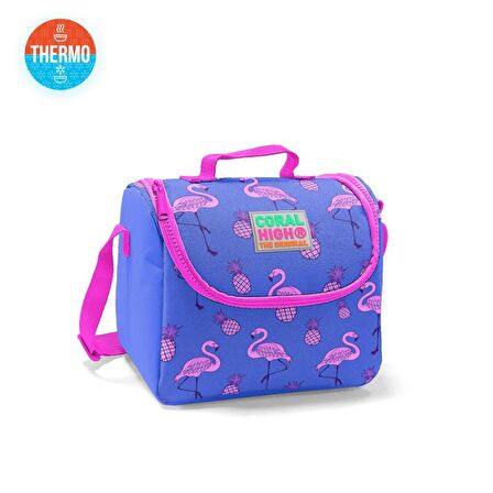 Coral High Thermo Beslenme Çantası Flamingo Desenli 22855