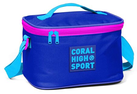 Coral High Sport Lacivert Mavi Pembe Thermo Beslenme Çantası 22894