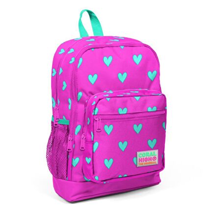 Coral High Kalp Desenli Büyük Boy Okul Sırt Çantası 23113