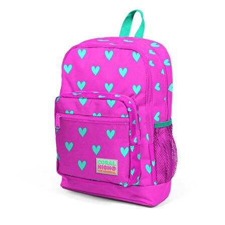 Coral High Kalp Desenli Büyük Boy Okul Sırt Çantası 23113