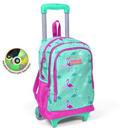 Coral High Büyük Boy Çekçekli Sırt Çantası Unicorn Desen 23131