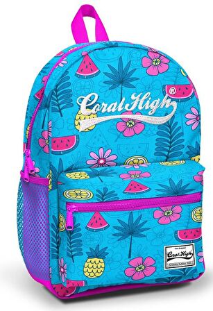 Coral High Pembe-Mavi Anaokulu ve Günlük Sırt Çantası - 4-5 Yaş