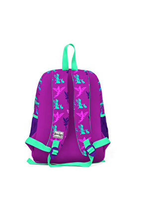 Coral High Kids Koyu Pembe Peri Desenli İki Bölmeli İlkokul Sırt Çantası 23306