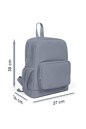 Coral High Kids Koyu Pembe Peri Desenli İki Bölmeli İlkokul Sırt Çantası 23306