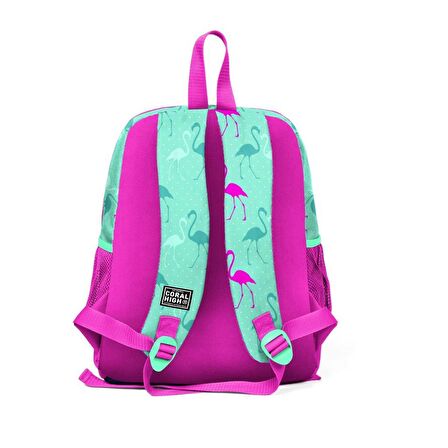Coral High Flamingo Desenli Orta Boy Okul Sırt Çantası 23307
