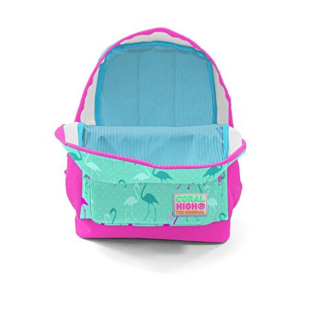 Coral High Flamingo Desenli Orta Boy Okul Sırt Çantası 23307