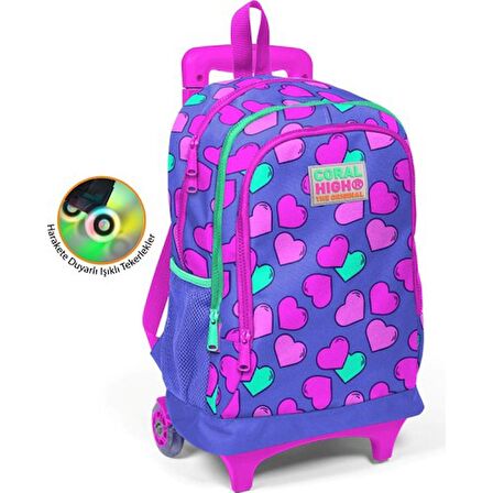 CORAL HIGH ÇEKÇEK SIRT ÇANTA(IŞIKLI TEKERLEK)