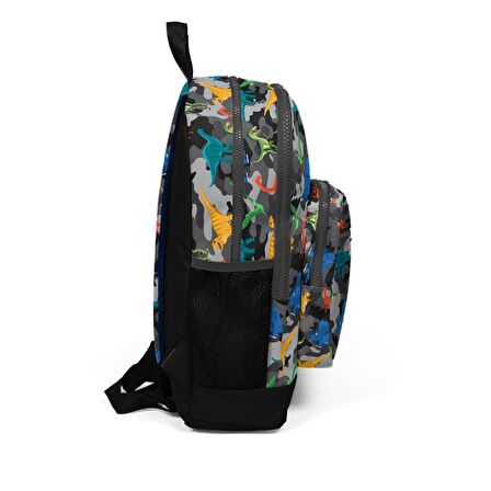 Coral High Dinozor Desenli Büyük Boy Okul Sırt Çantası 23474