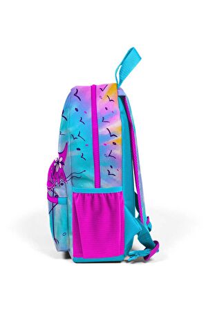 Kız Çocuk Coral High Minik Yuva Sırt Çantası Flamingo Desenli İki Bölmeli 23530