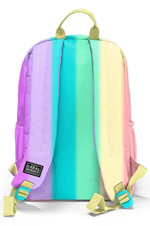 Coral High Renkli Çizgili Desenli Okul Sırt Çantası 23630