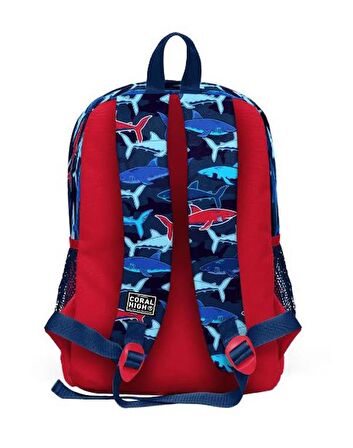 Coral High Lacivert Kırmızı Okul Çantası 23718