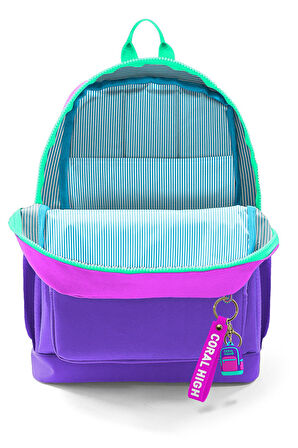 Coral High Kids Pembe Mor Renk Geçişli Okul Sırt Çantası 23762