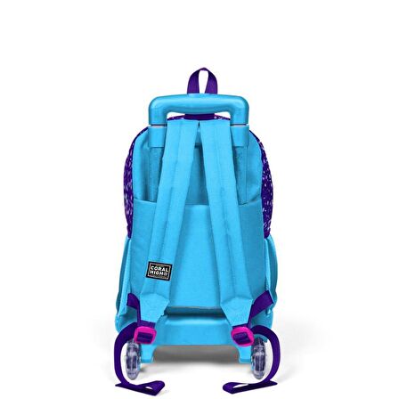 Coral High Büyük Boy Çekçekli Sırt Çantası Kalp Desen 23940