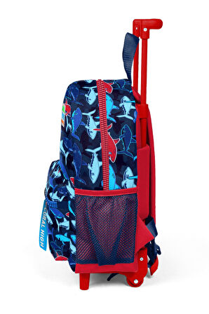 Coral High Kıds Köpek Balığı Desenli Çekcek Anaokul Çantası 24016