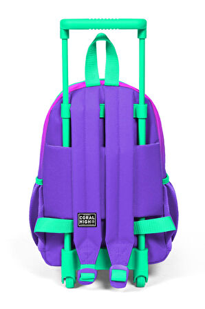 Minik Yuva Çekçekli Sırt Çantası Pembe Mor Renk Geçişli İki Bölmeli 24062