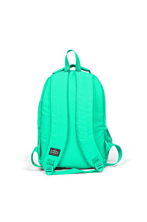 Coral High Kids Su Yeşili Üç Bölmeli USB Şarjlı Kulaklık Çıkışlı Sırt Çantası 24309