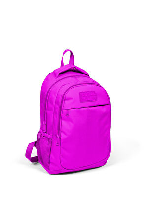 Coral High Kids Pembe Üç Bölmeli USB Şarjlı Kulaklık Çıkışlı Sırt Çantası 24310