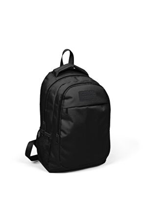 Coral High Kids Siyah Üç Bölmeli USB Şarjlı Kulaklık Çıkışlı Sırt Çantası 24312