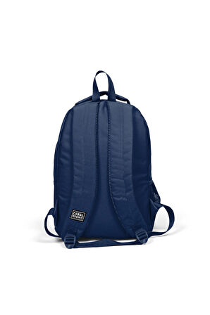 Coral High Kids Lacivert Üç Bölmeli USB Şarjlı Kulaklık Çıkışlı Sırt Çantası 24313