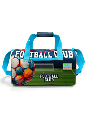 Coral High Lacivert Futbol Desenli Spor Çantası 27525