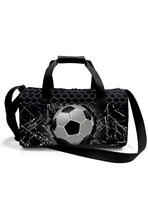 Coral High Siyah Futbol Desenli Spor Çantası 27539