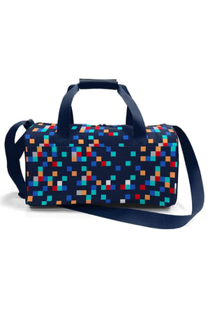 Coral High Lacivert Geometrik Desenli Spor Çantası 27550