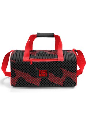 Coral High Siyah Kırmızı Desenli Spor Çantası 27555