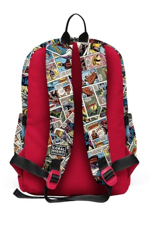 Coral High Erkek Çocuk Sarı Çizgi Roman Desenli İlkokul Sırt Çantası (Dört Bölme) 33215