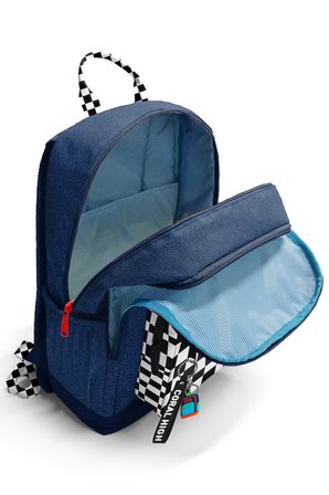 Coral High Siyah Beyaz Dama Desenli Okul Sırt Çantası 33234