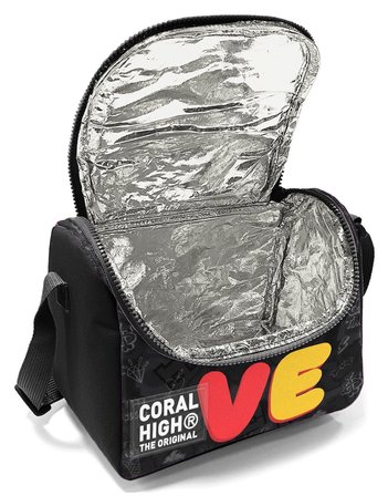 Coral High Erkek Çocuk Siyah Çok Renkli Love Baskılı Isı Yalıtımlı Beslenme Çantası 37130
