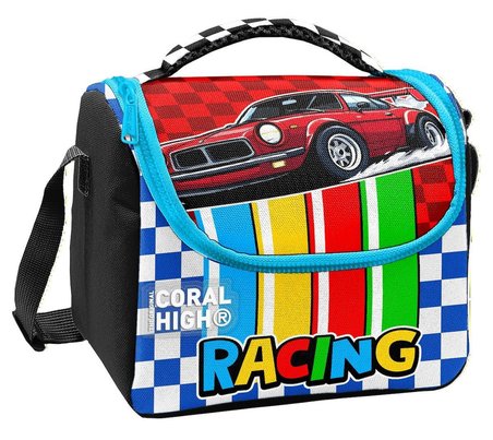 Coral High Erkek Çocuk Kırmızı Racing Araba Baskılı Isı Yalıtımlı Beslenme Çantası 37157