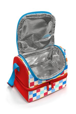 Coral High Kids Çok Renkli Dama Desenli Thermo İki Katlı Beslenme Çantası 37205