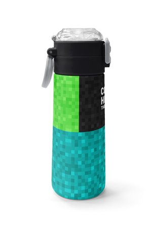 Coral High Kids High Craft Desenli Pipetli ve Direkt İçim Çelik Termos 500 ml 38116
